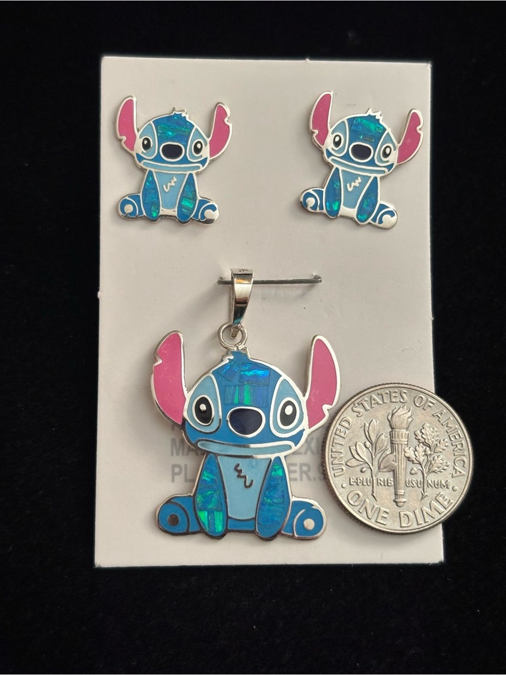 Sterling Silver Stitch set - Picture 3 of 4